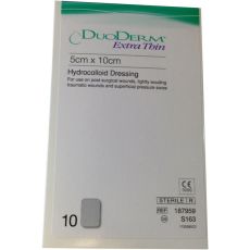 Duoderm Extra Thin Hydrocolloid Dressing 5cm x 10cm 10s (S163)