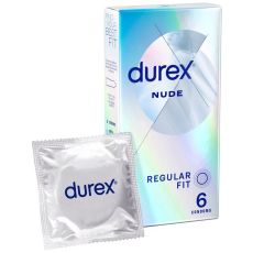 Durex Nude Regular Fit Condoms 6s
