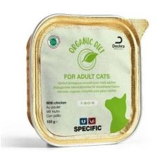 F-Bio-W Organic Wet Food for Cats - Chicken (4x8x100g)