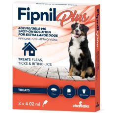 Fipnil Plus for XL Dogs 3s (40 - 60kg)