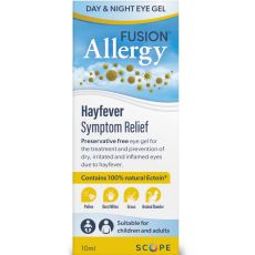 Fusion Allergy Hayfever Symptom Relief Day & Night Gel 10ml