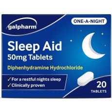 Galpharm One a Night Sleep Aid 50mg Tablets 20s