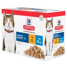 Hill's Science Plan Feline - Mature Adult 7+ Multipack (4x12x85g)