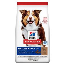Hill's Science Plan Mature Adult Medium Breed Dog - Lamb & Rice (14kg)