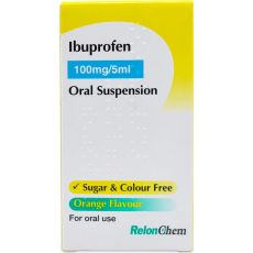 Ibuprofen 100mg/5ml Oral Suspension Sugar Free 150ml