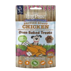 Little BigPaw British Roast Chicken Oven Baked Treats for Dogs (130g) 