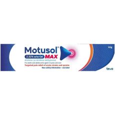 Motusol Max 2.32% w/w Gel 50g