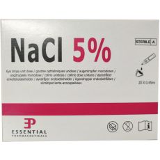 NaCl 5% Unit Dose Eye Drops 20x0.45ml