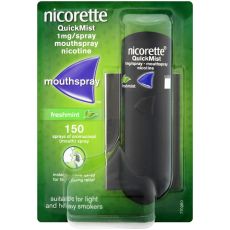 Nicorette QuickMist 1mg Freshmint Mouthspray 150 Sprays