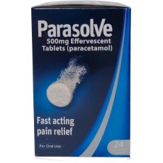 Parasolve 500mg Effervescent Tablets 24s
