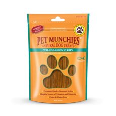 Pet Munchies Wild Salmon Strips Dog Treats