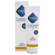 Plaqtiv+ Oral Care Toothpaste for Dogs & Cats - Malt Flavour (70g)