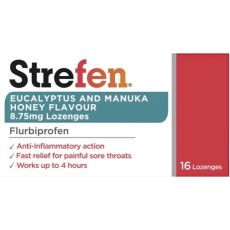 Strefen Eucalyptus & Manuka Honey Flavour Lozenges 16s