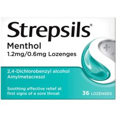 Strepsils Menthol Lozenges 36s