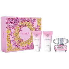 Versace Bright Crystal Gift Set (Eau de Toilette 50ml + Shower Gel 50ml + Body Lotion 50ml) 