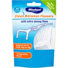 Wisdom Clean Between Flossers 30s