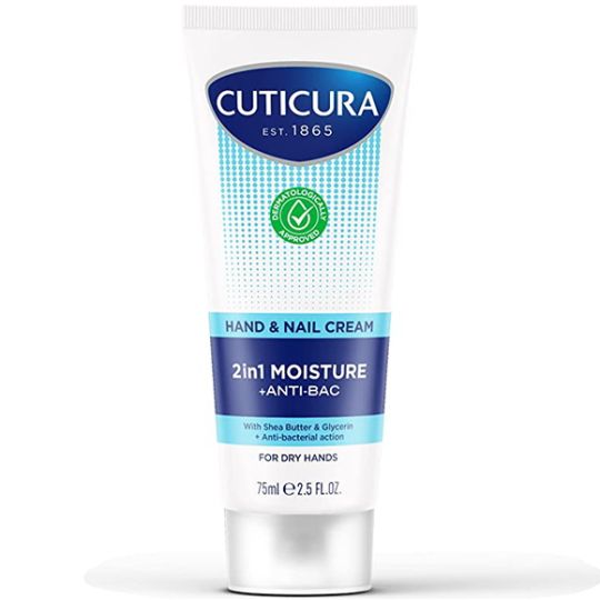Cuticura 2in1 Moisture & Anti-bac Hand & Nail Cream 75ml | Hand Creams ...