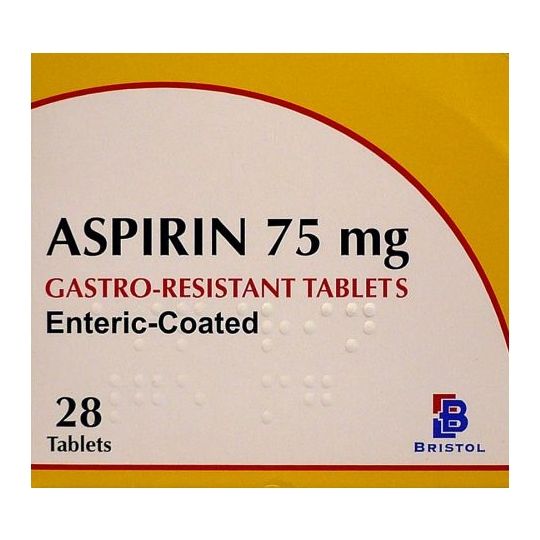 Aspirin tablets 75 mg