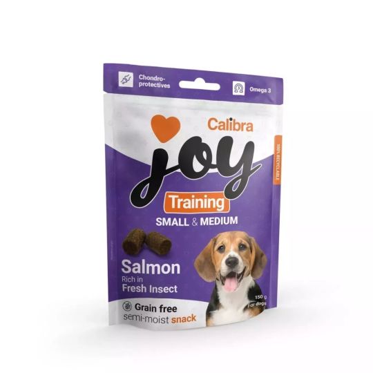 Calibra Joy Training Snacks for Small Medium Breed Dogs Salmon Insect 150g