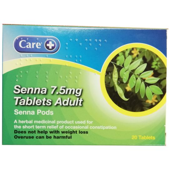 Care Senna 7 5mg Tablets Adult 20s Constipation Online Pharmacy