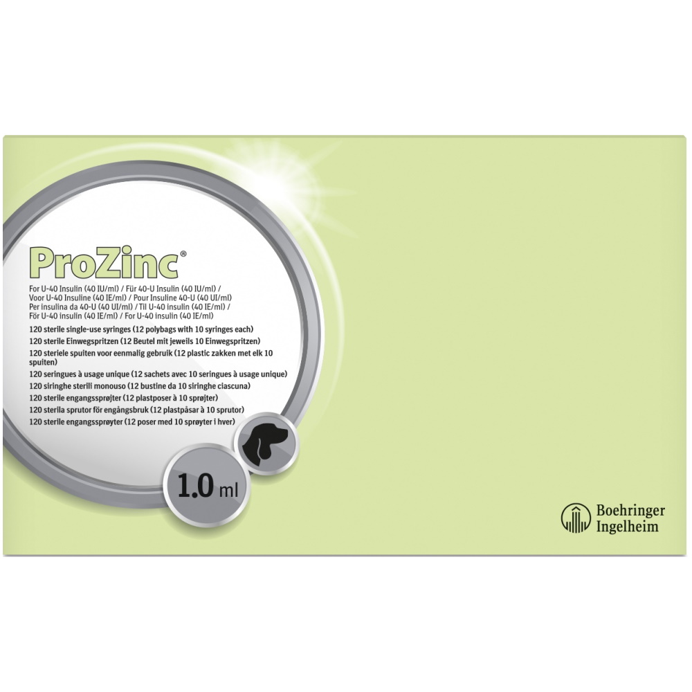 Prozinc u40 top insulin syringes