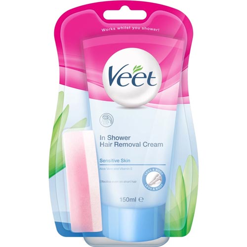 Veet In Shower Hair Removal Cream for Sensitive Skin 150ml | Women's Hair  Removal  online pharmacy