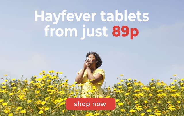 Hayfever Tablets from just 89p