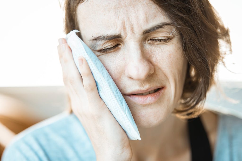 Woman with Toothache